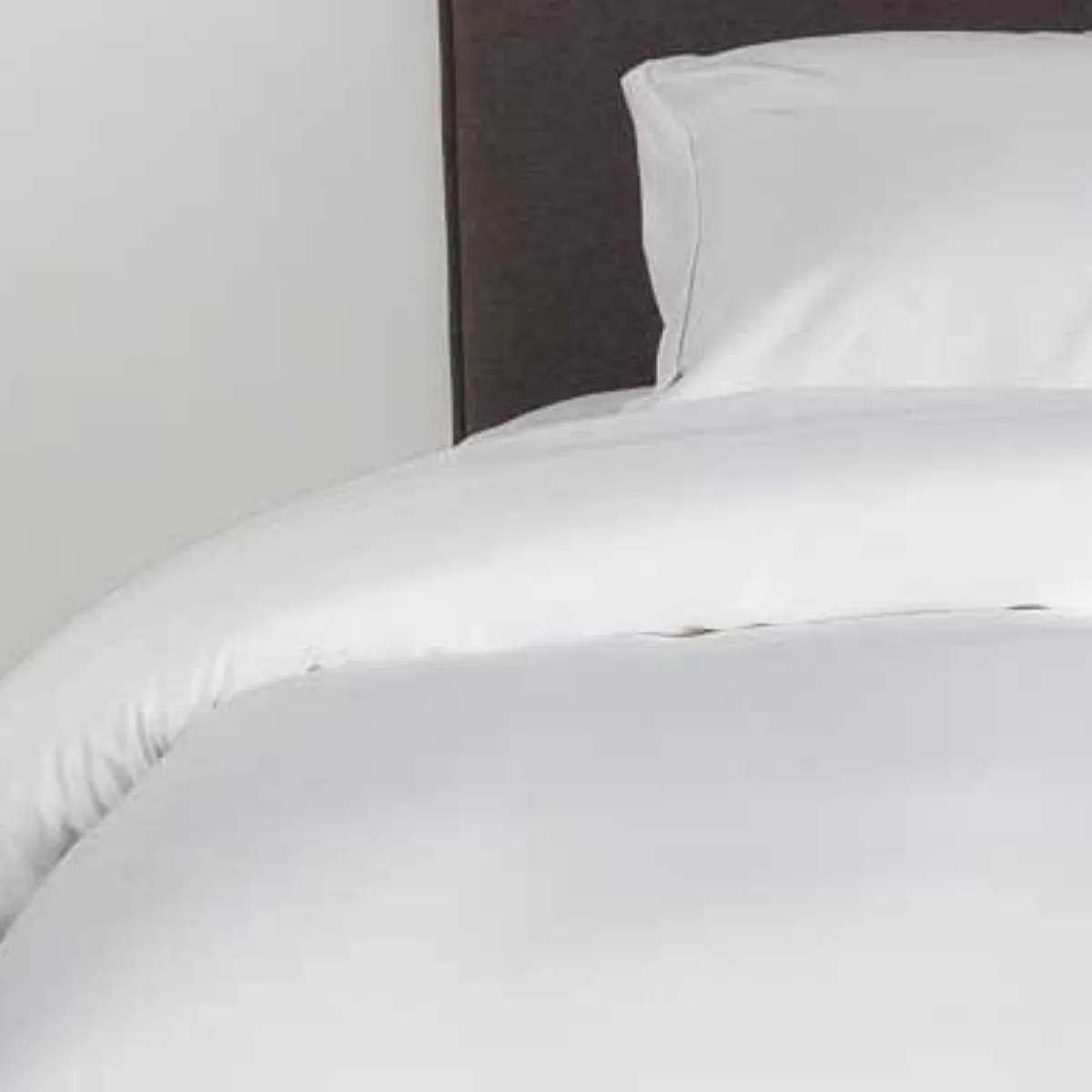 100% Organic Bamboo Duvet Cover Set A White - KING