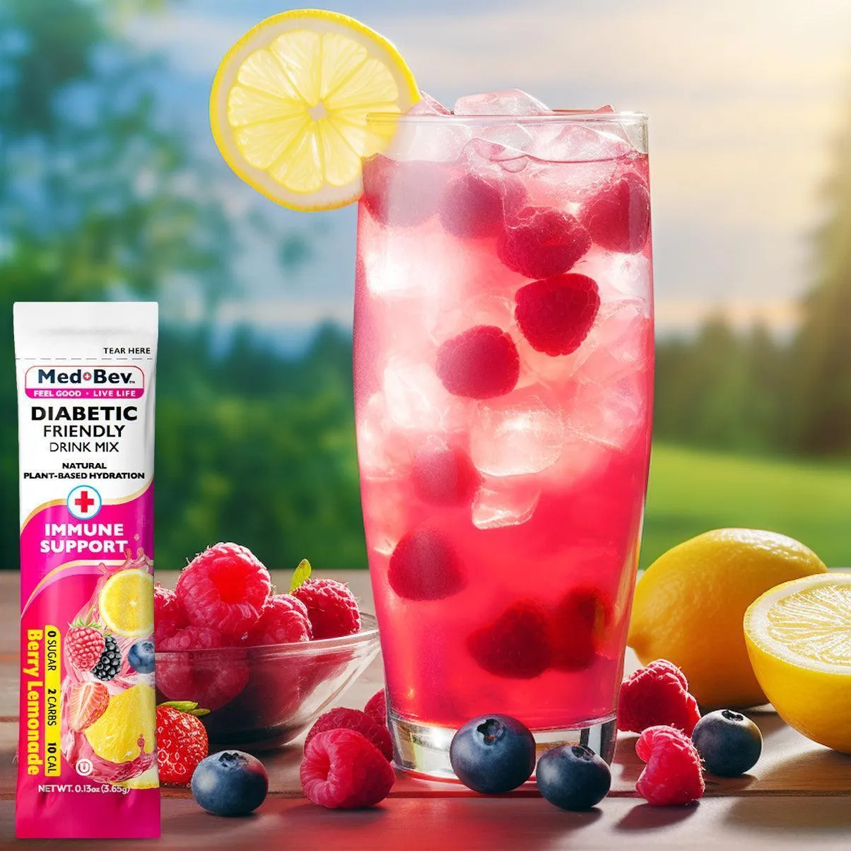 3-Pack Berry Lemonade – Sugar-Free, Low-Carb Drink Mix – Buy 2, Get 1 Free