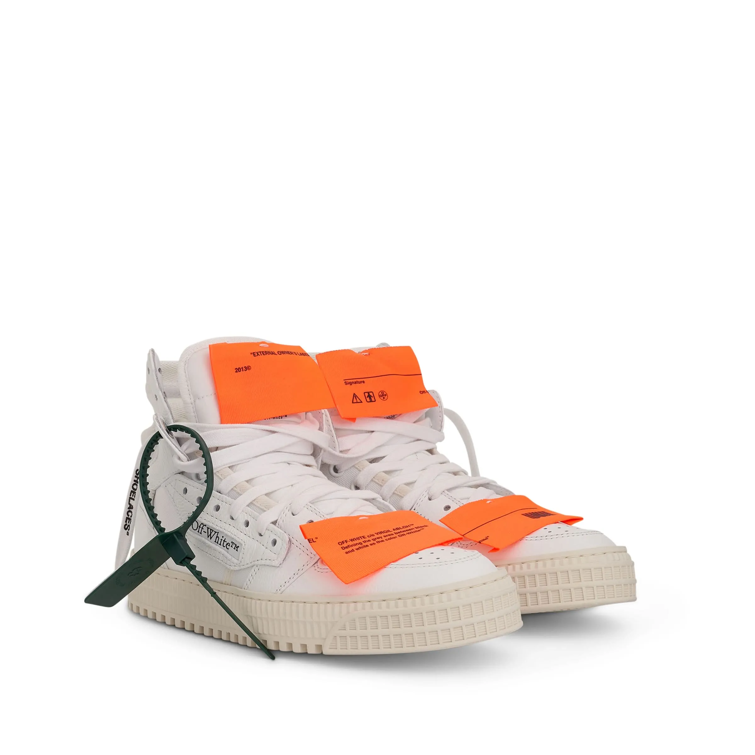 3.0 Off Court Sneaker in White/Orange