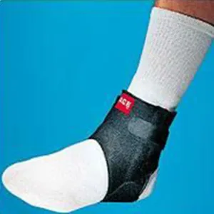 Ace 207266 Ankle Brace with Side Stabilizers One Size Fits All, Black. 1 each