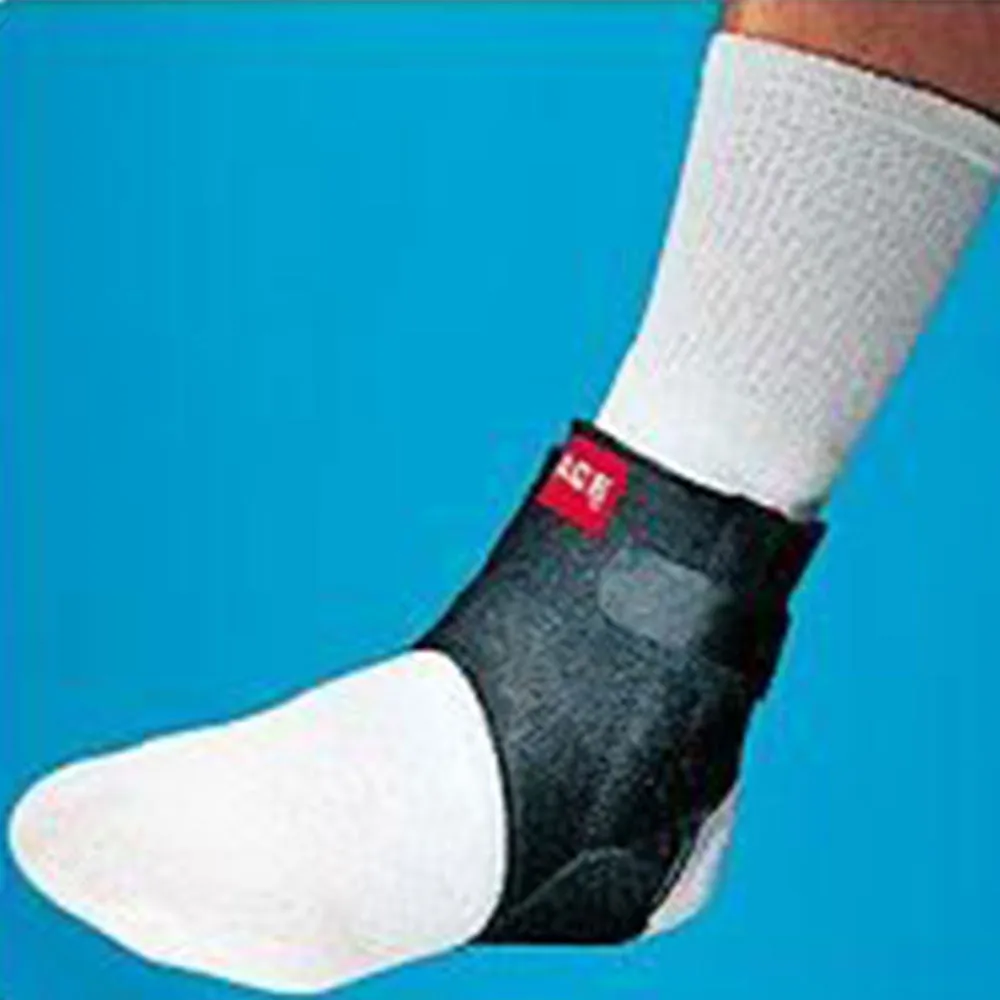 Ace 207266 Ankle Brace with Side Stabilizers One Size Fits All, Black. 1 each