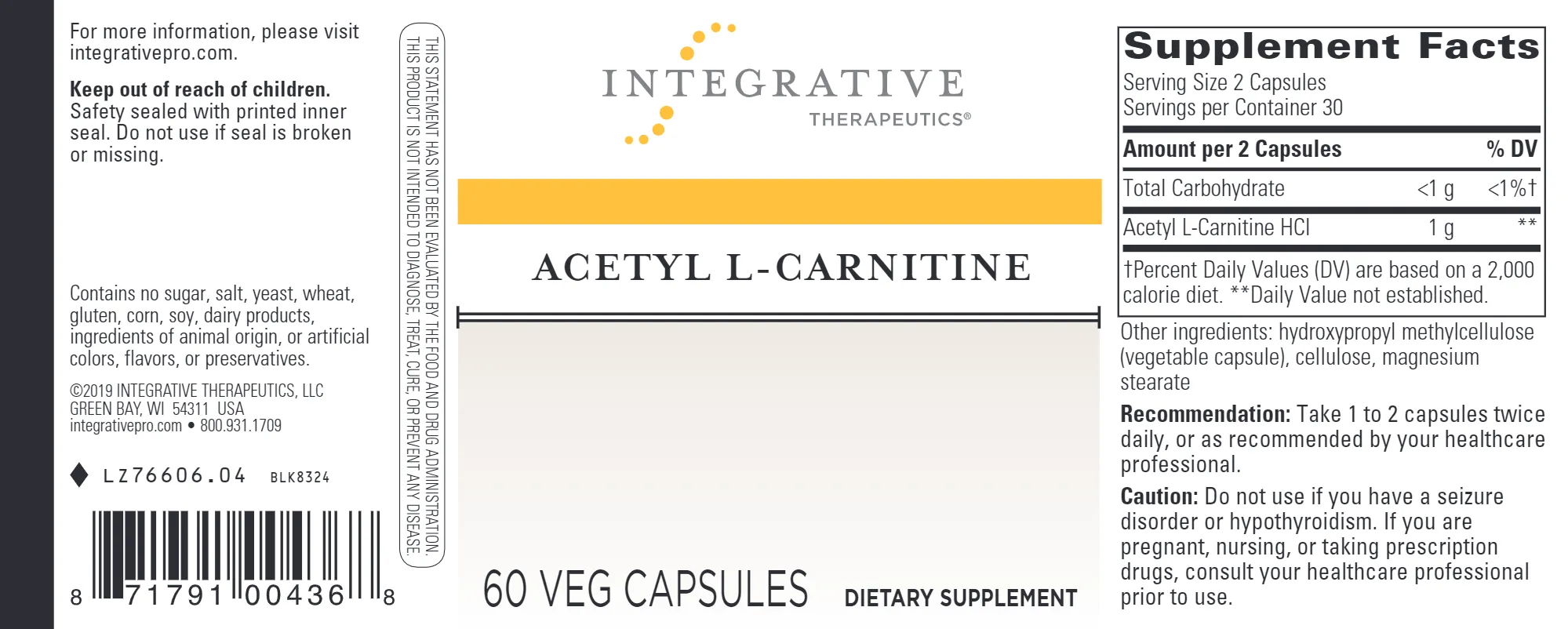 Acetyl L-Carnitine