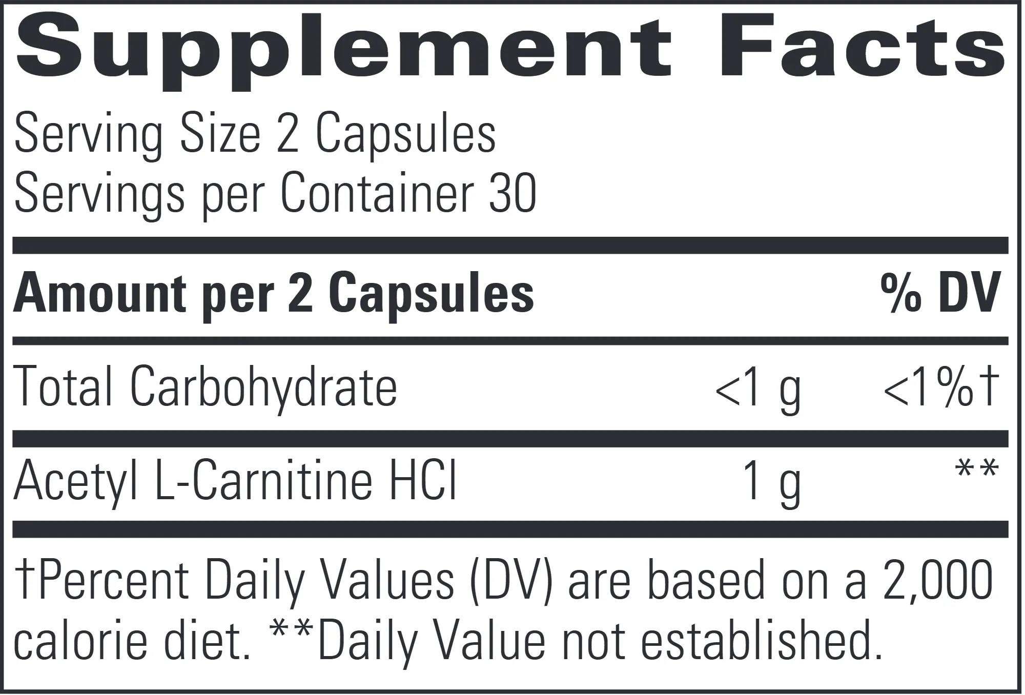 Acetyl L-Carnitine