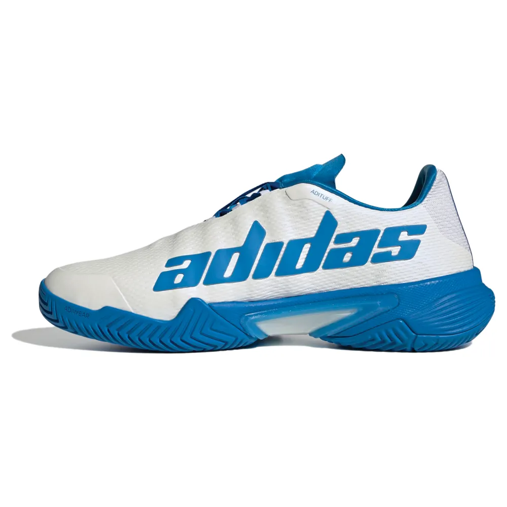 adidas Barricade Shoe Tennis Shoes (Mens) - Blue Rush/Cloud White