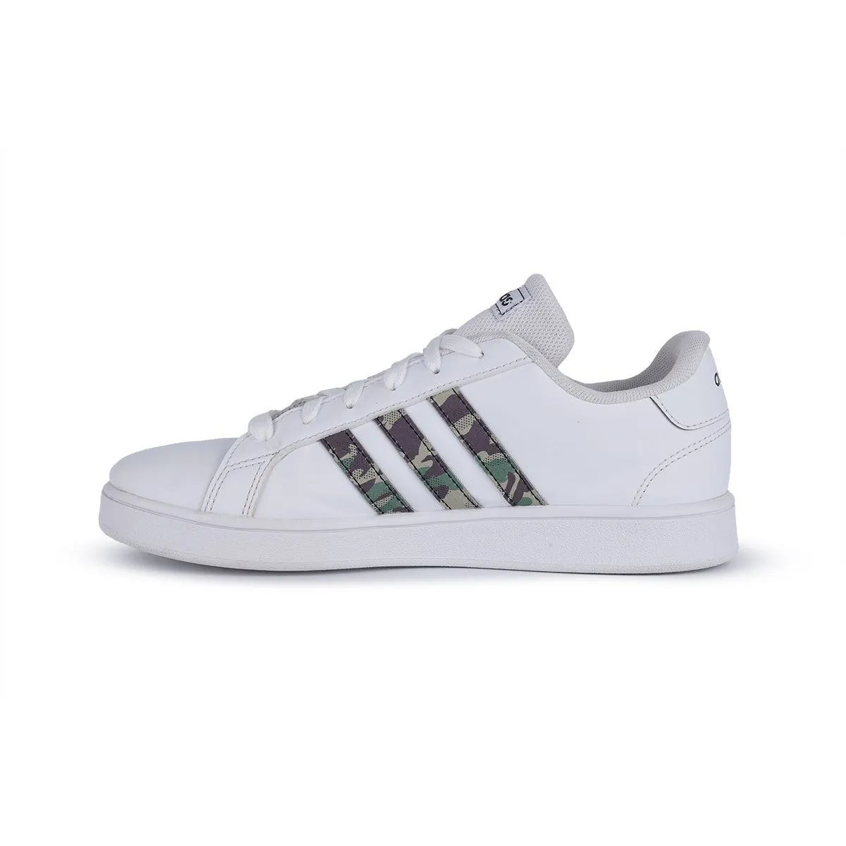 Adidas Grand Court Sport Shoes Leather White Colour For Women