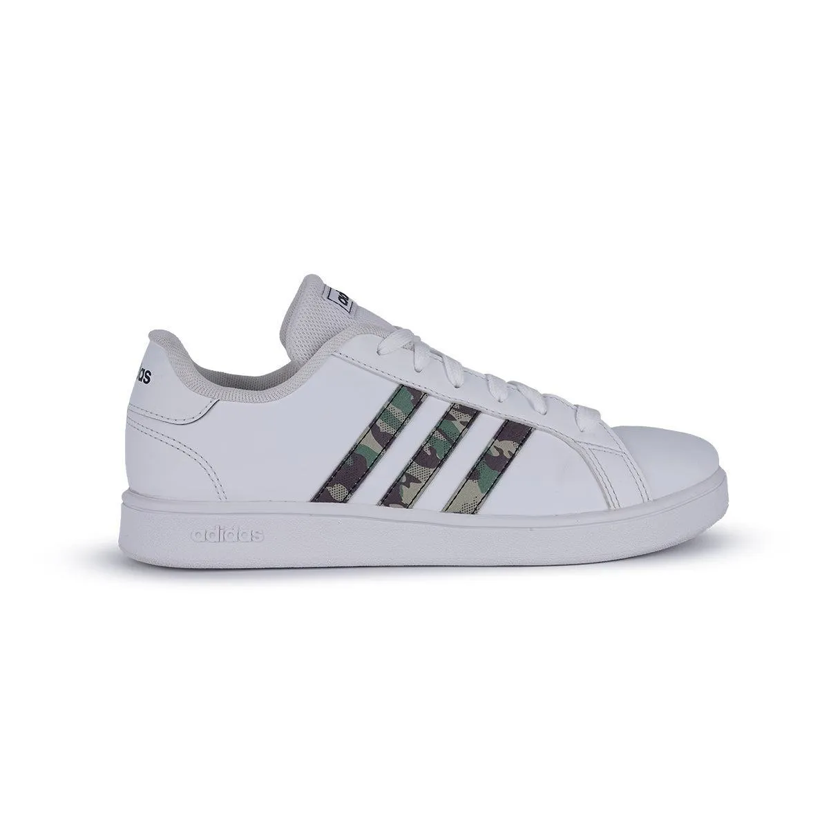 Adidas Grand Court Sport Shoes Leather White Colour For Women