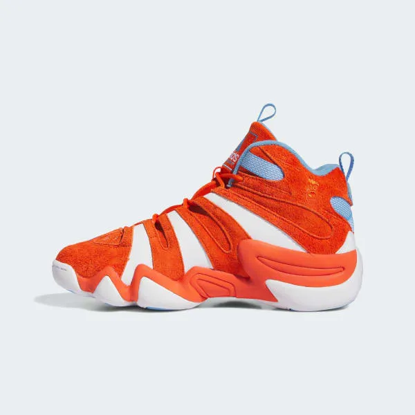 Adidas Men's Crazy 8 Shoes - Team Orange / Cloud White / Team Light Blue