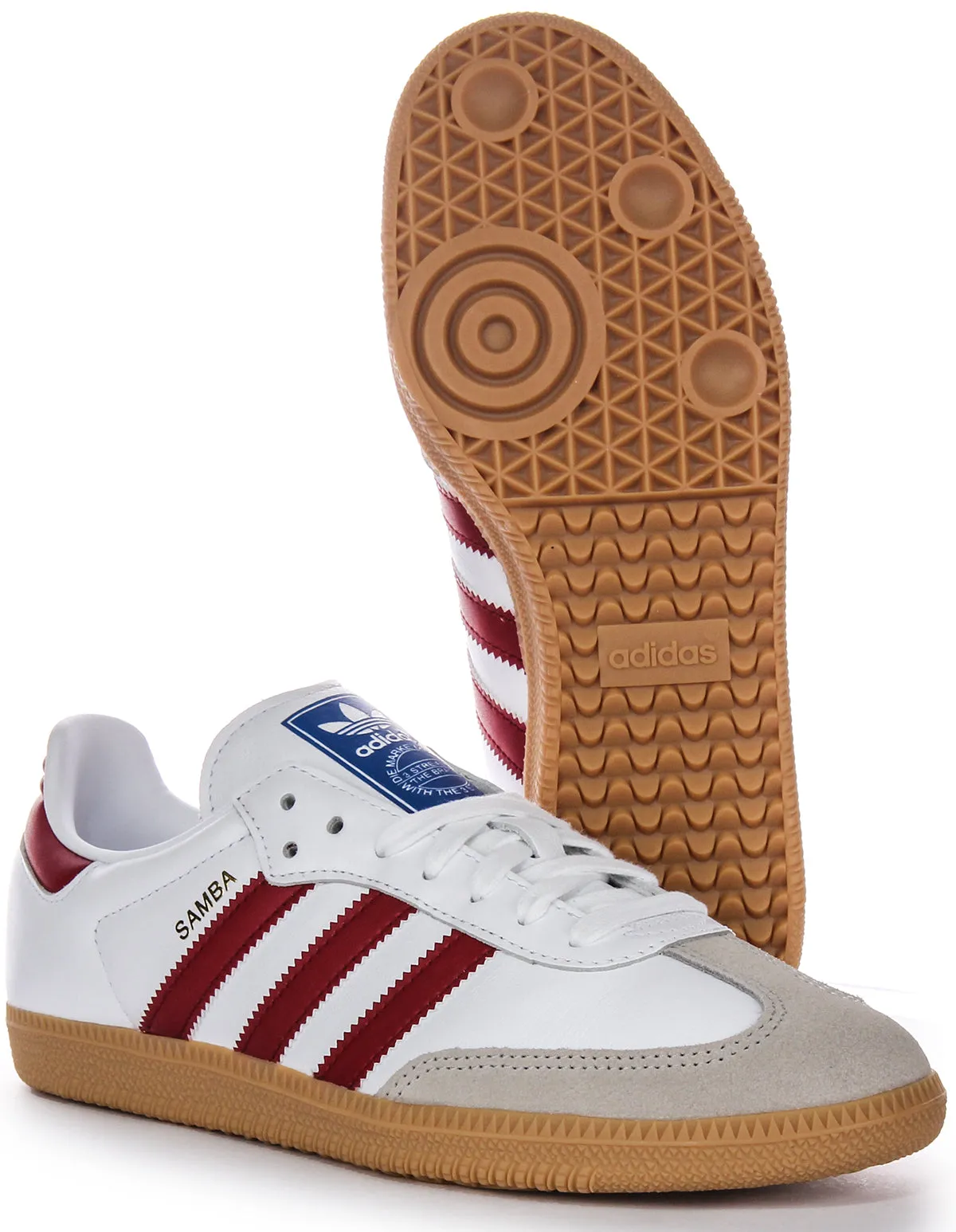 Adidas Samba OG In White Red