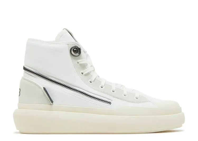 Adidas Y-3 AJATU COURT HIGH 'WHITE ORBIT GRAY' sneakers, white