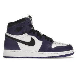 Air Jordan Retro 1 High "Court Purple" White (GS)