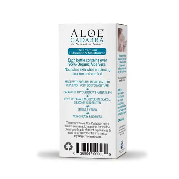 Aloe Cadabra Organic Lube Strawberry 2.5 Oz