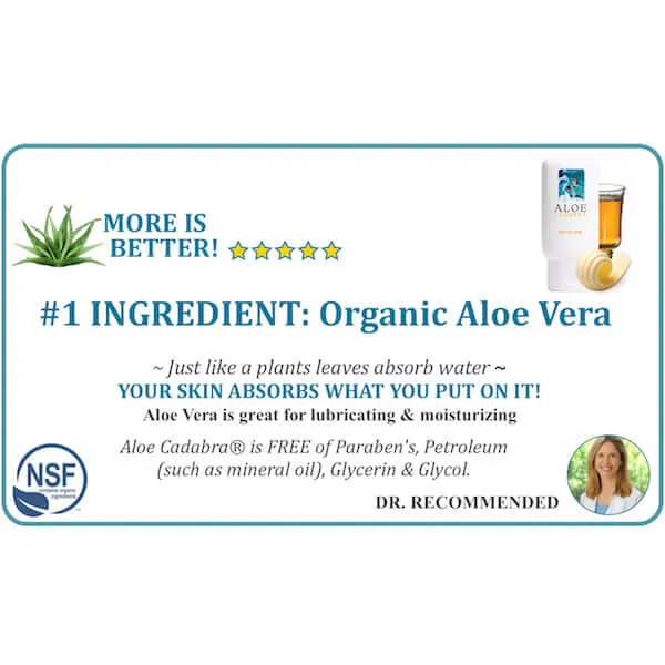 Aloe Cadabra Organic Lubricant Butter Rum Flavor 2.5 Oz