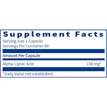 Alpha Lipoic Acid 150 mg