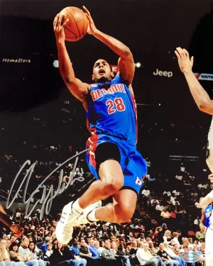 Arron Afflalo Signed 8x10 Detroit Pistons Photo SI