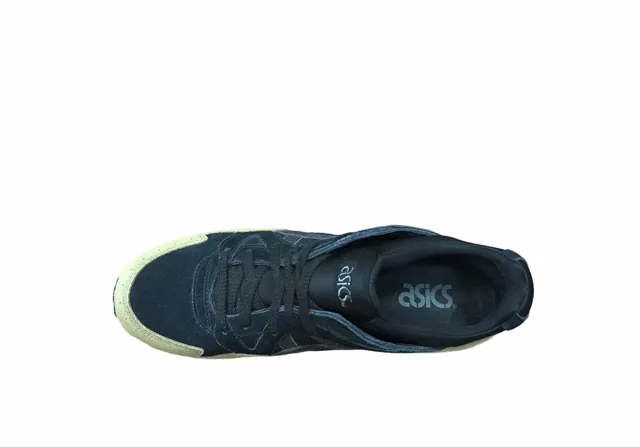 Asics scarpa sneakers da uomo Gel Lyte V HL7B3 9090 nero-verde