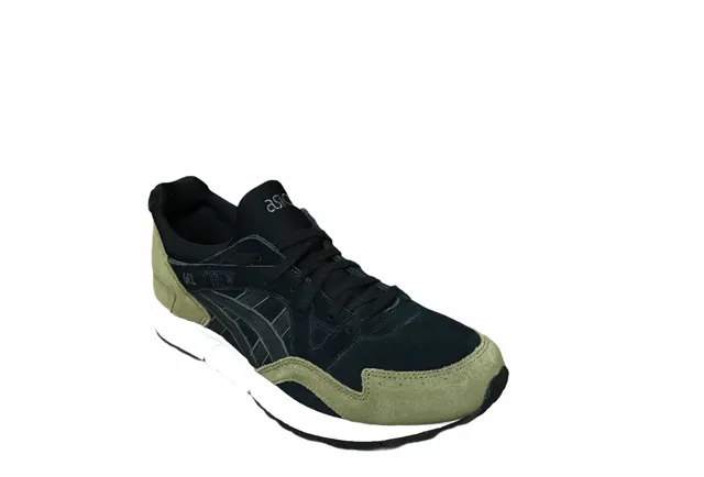 Asics scarpa sneakers da uomo Gel Lyte V HL7B3 9090 nero-verde