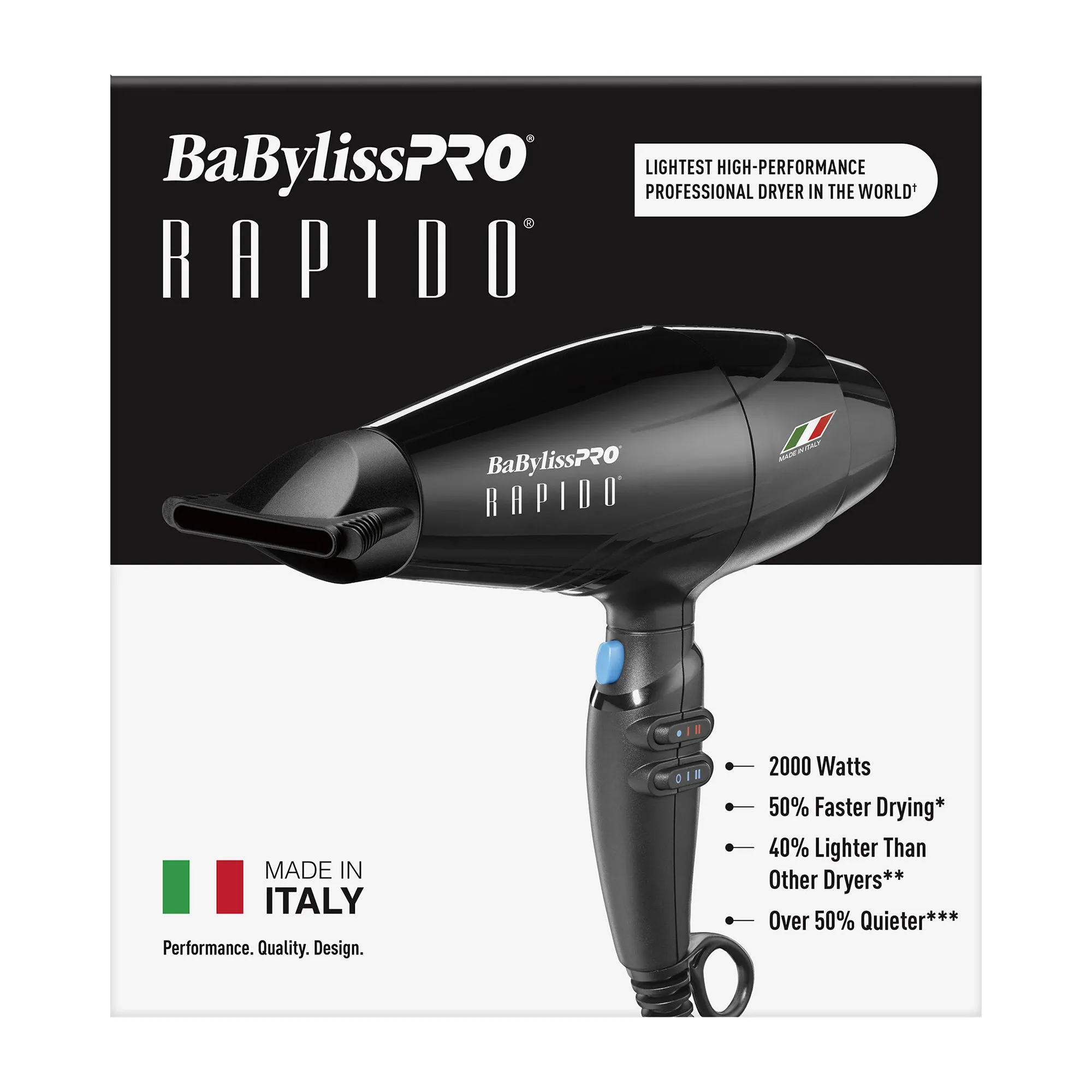 Babylisspro Rapido Dryer - Item No. BRAP1