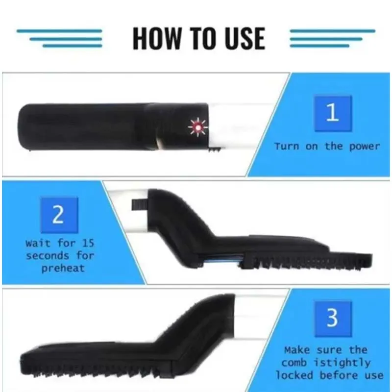 Beard And Hair Curling Straightener For Men