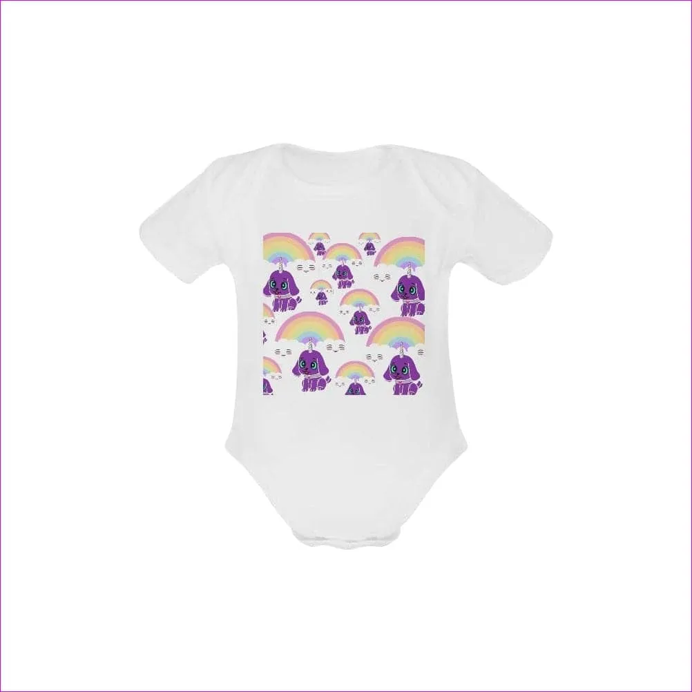 Bec & Friends Uni-Pup Baby's Organic Short Sleeve One Piece