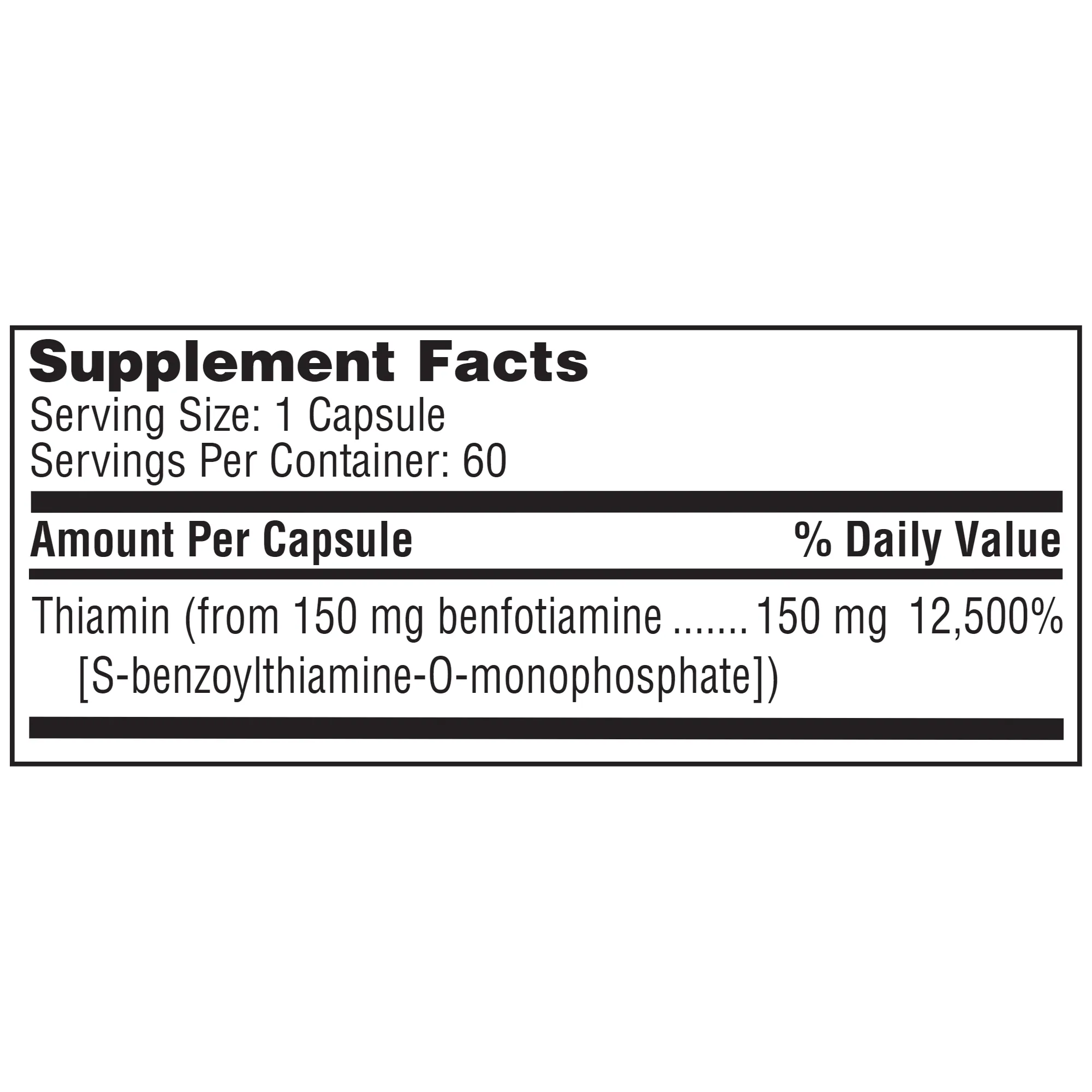 Benfotiamine 150 mg