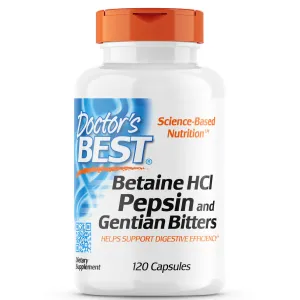 Betaine HCl Pepsin 120 caps