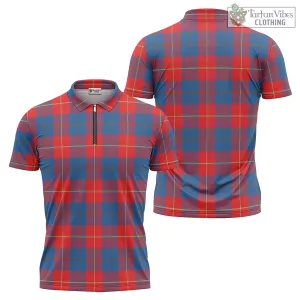 Blane Tartan Zipper Polo Shirt