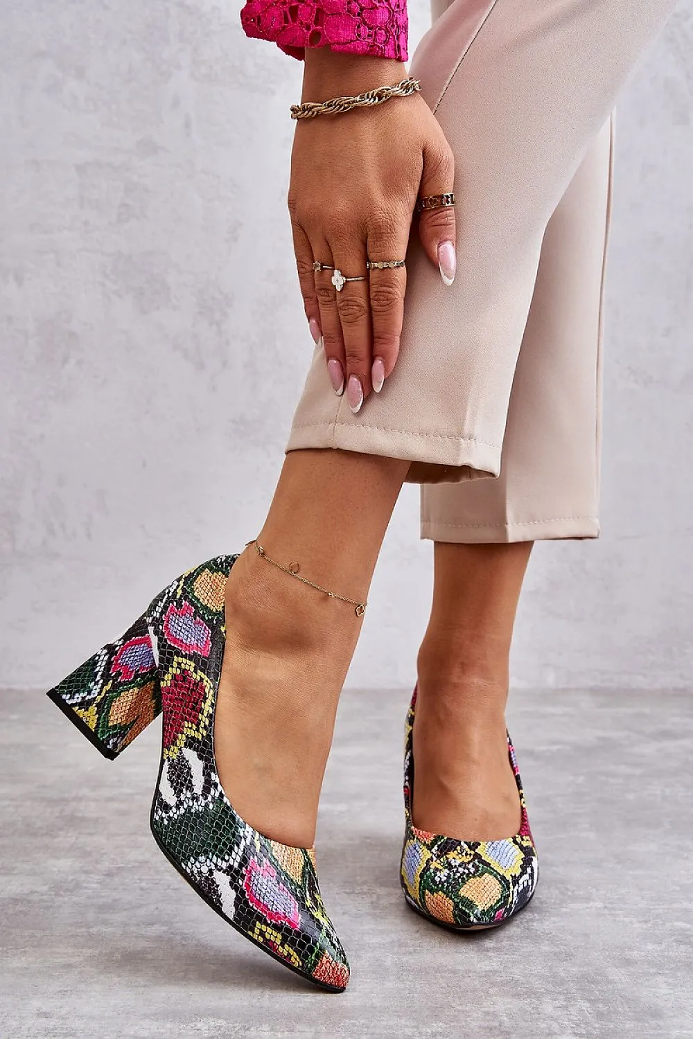 Block Heel Pumps | Spago Fashion