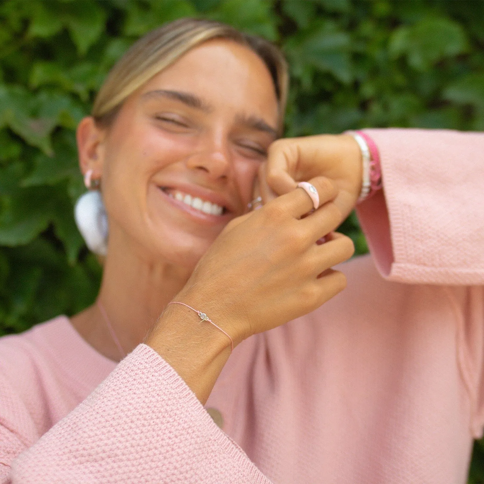 Boarding for Breast Cancer Slider Bracelet