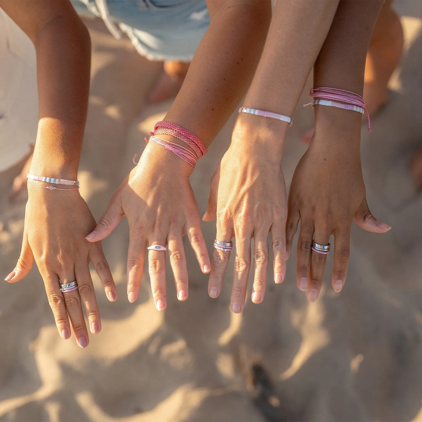 Boarding for Breast Cancer Slider Bracelet