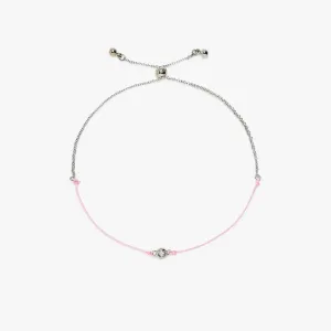 Boarding for Breast Cancer Slider Bracelet