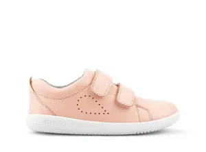 Bobux Grass Court Girls Seashell Pink Trainer Shoe