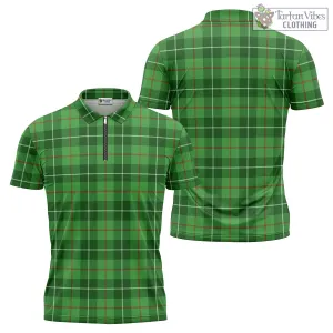 Boyle Tartan Zipper Polo Shirt