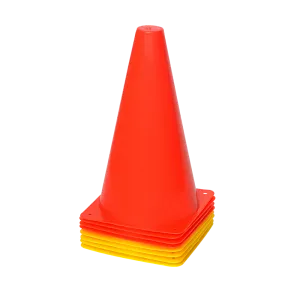 Bright 230mm Training Cones Set for Football Rugby (8 pcs)