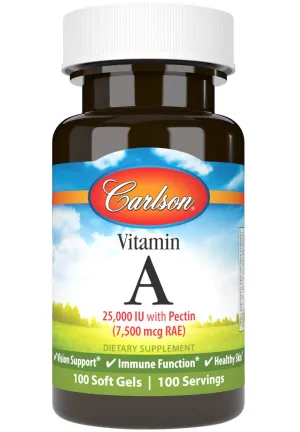 Carlson Labs Vitamin A 25,000 IU with Pectin