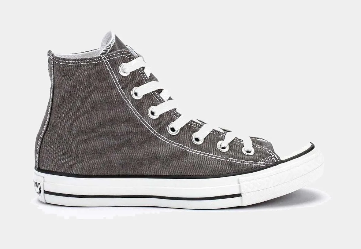 Chuck Taylor All Star Classic Colors High Solid Canvas Adult Lifestyle Shoe (Charcoal/White)