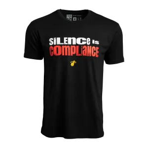 Court Culture Silence Is Compliance Men's Tee