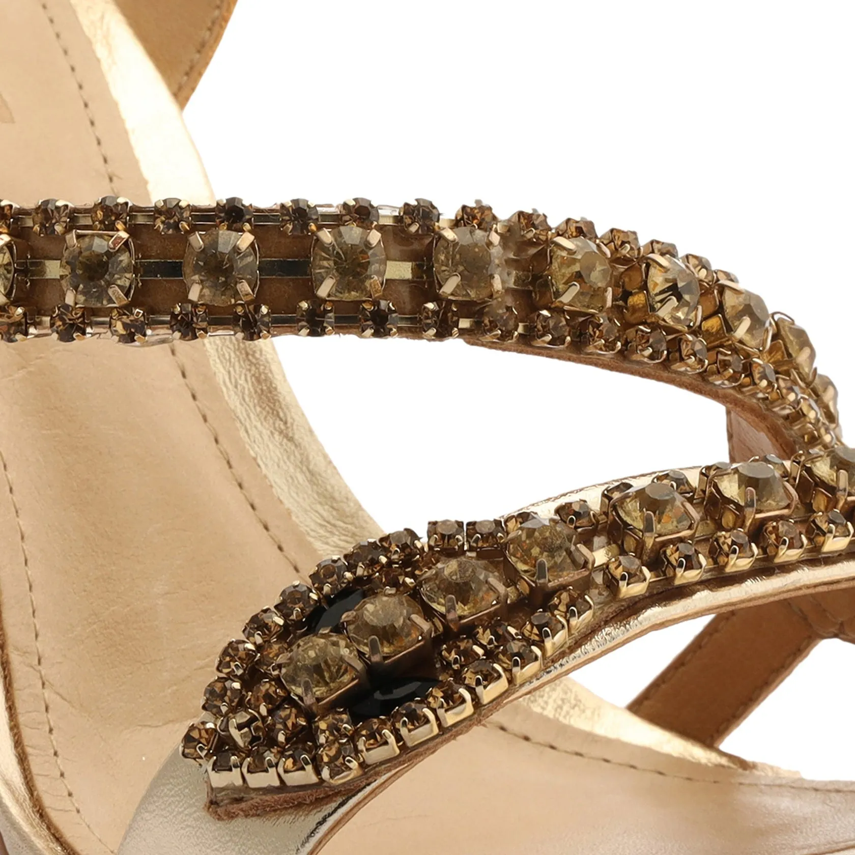 Court Metallic Sandal - Gold