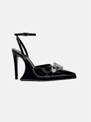 Cruella Shoes Patent Leather Black