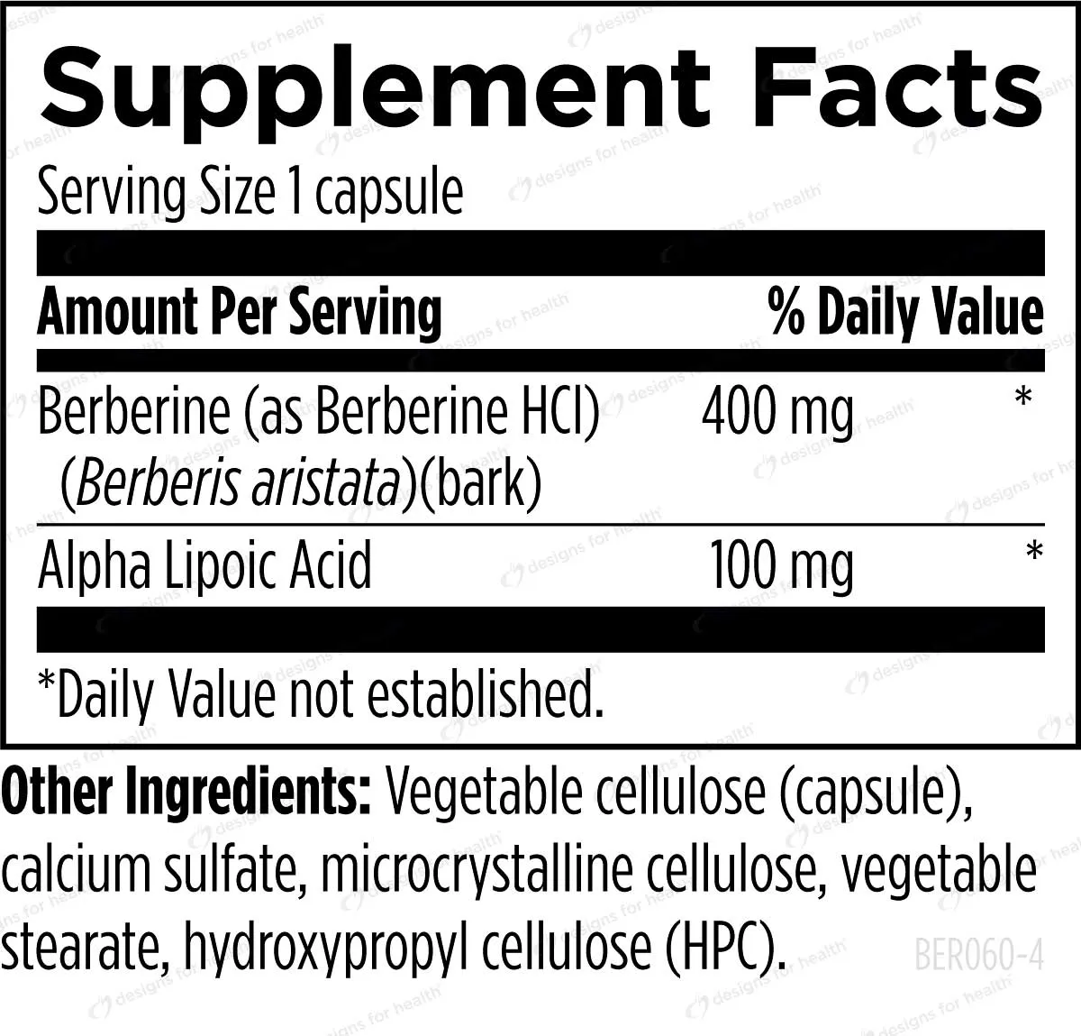 Designs for Health Berberine Synergy