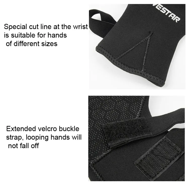 DIVESTAR Diving Gloves Cut & Stab Resistant Sports Gloves, Model: 5mm, Size: S