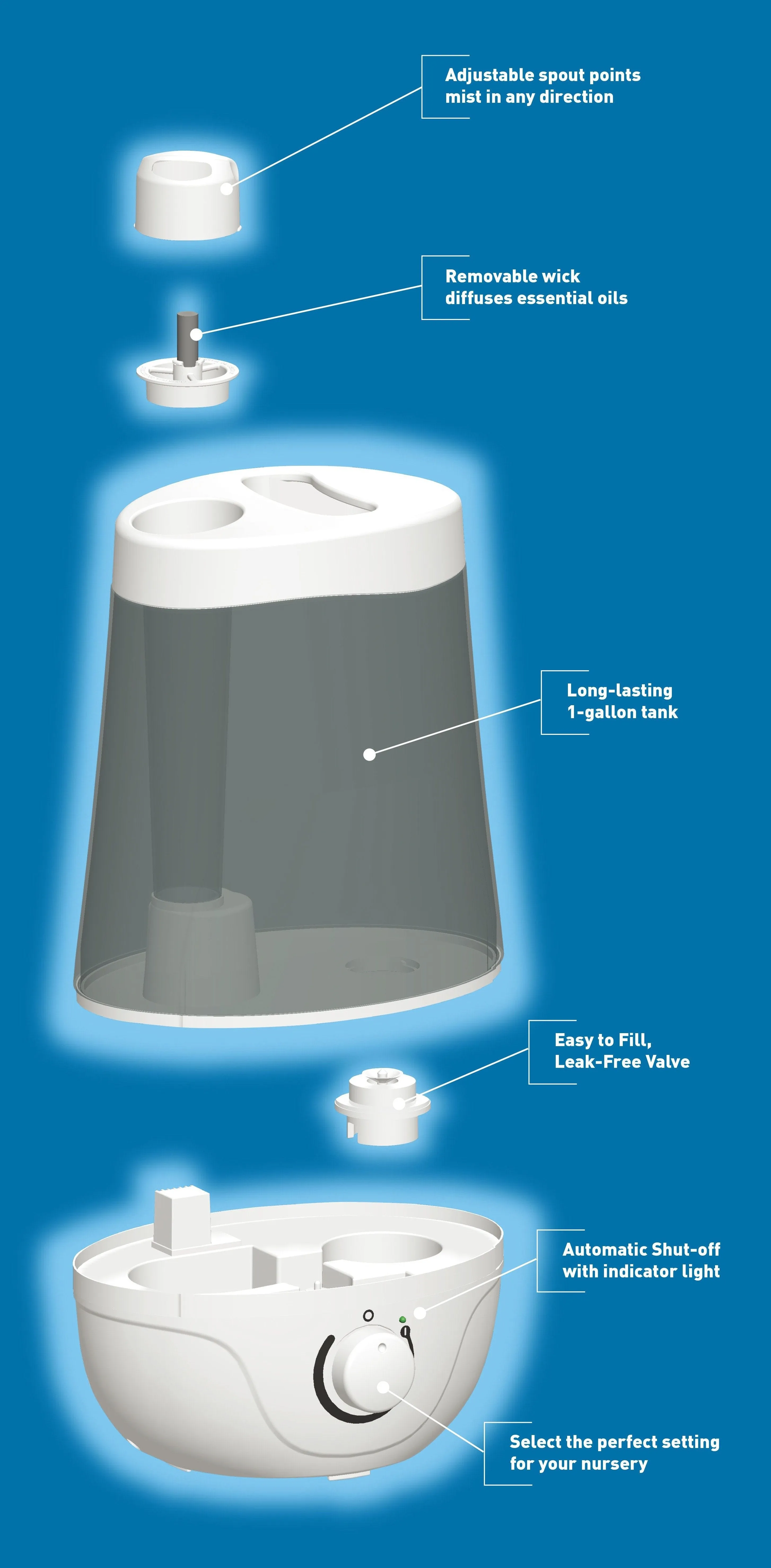 Dr. Brown's - Cool Mist Humidifier