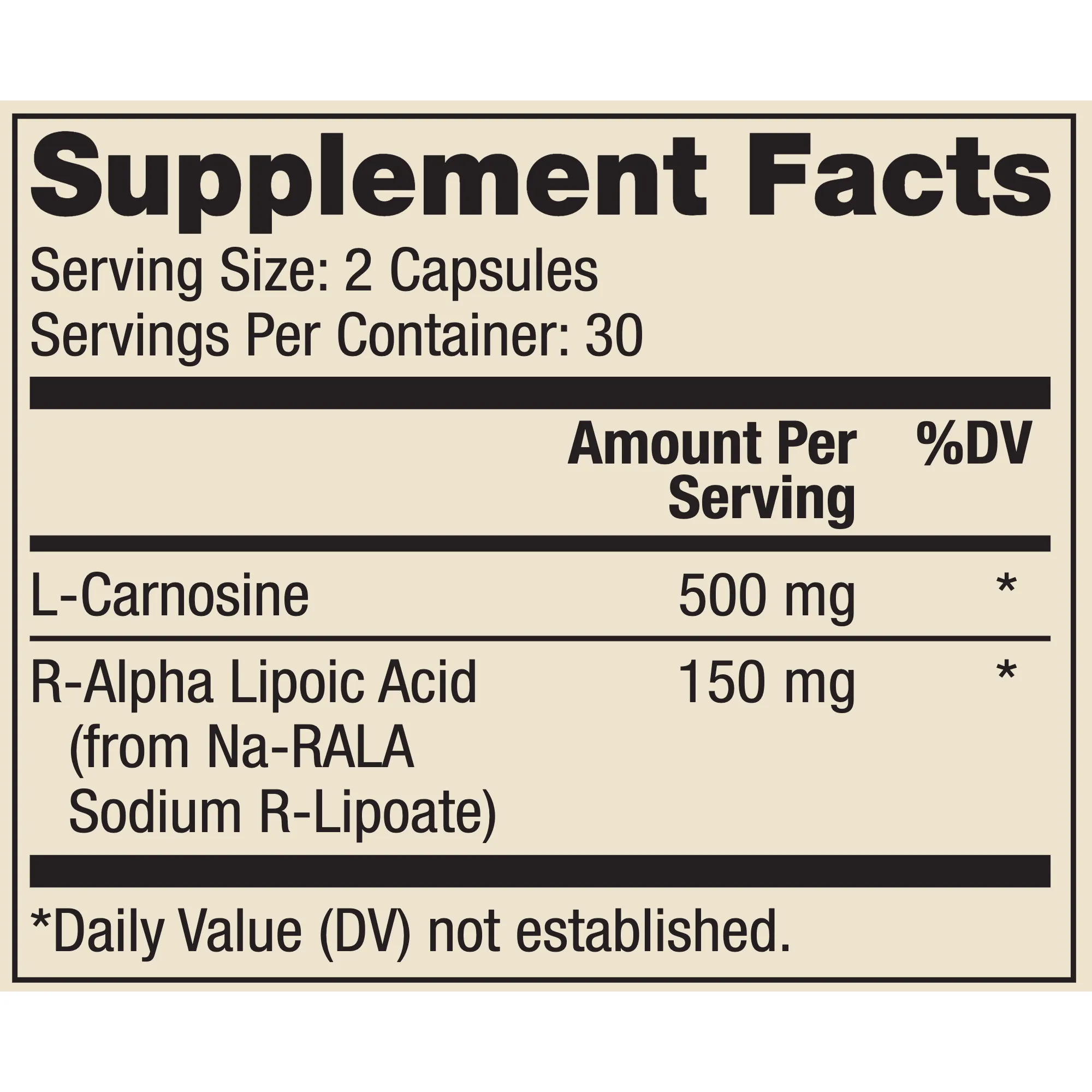 Dr. Mercola L-Carnosine & R-ALA