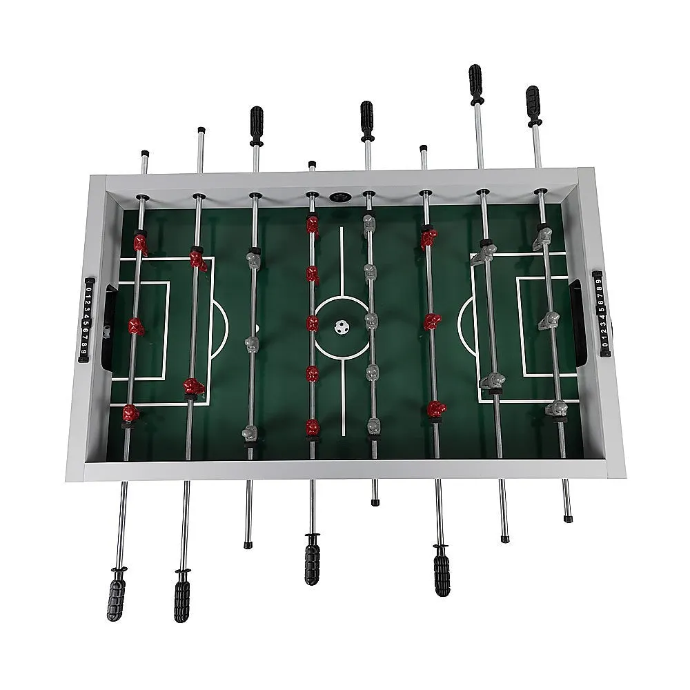 Durable Foosball Table with Chrome Steel Rods, Ball Serve Cups