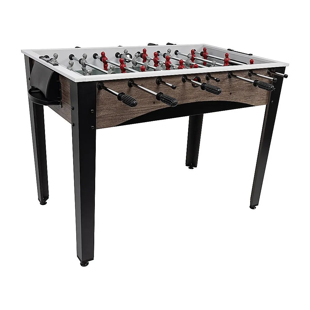 Durable Foosball Table with Chrome Steel Rods, Ball Serve Cups