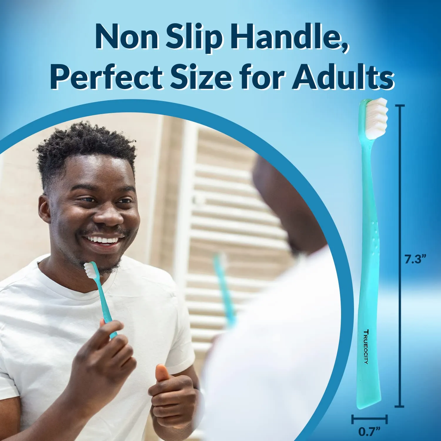 Extra Soft Toothbrush Micro Nano Toothbrush with 20,000 Bristles - 4 Pack