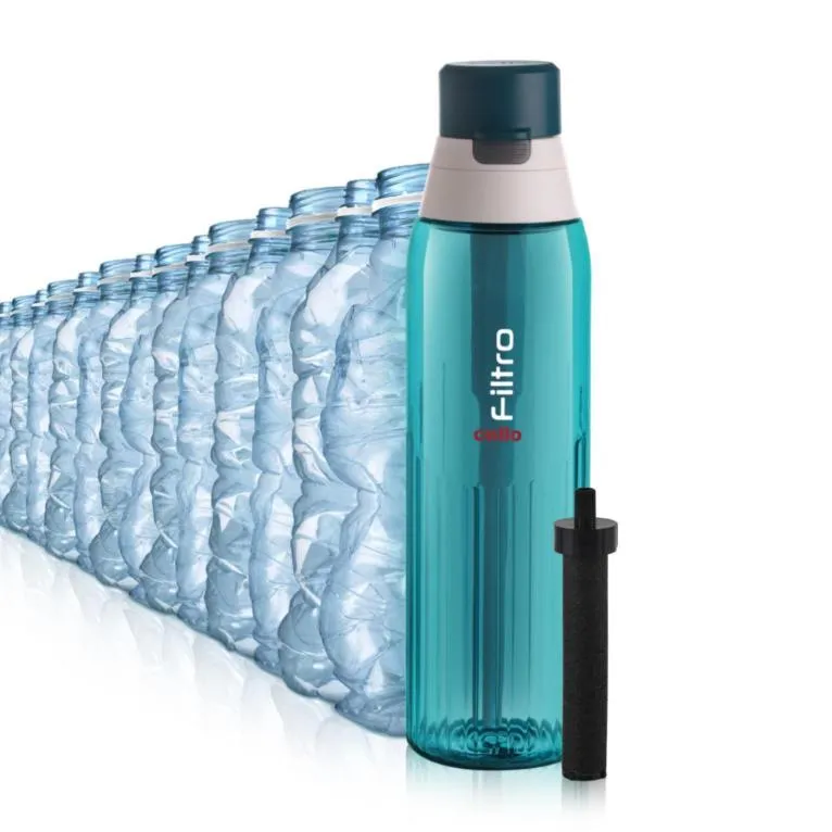 Filtro Water Bottle With Activated Carbon Filter, 1000ml