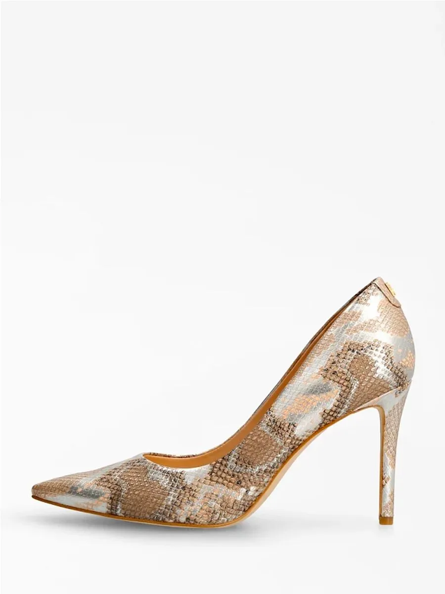 GUESS PIERA PRINT HIGH HEEL COURT SHOES