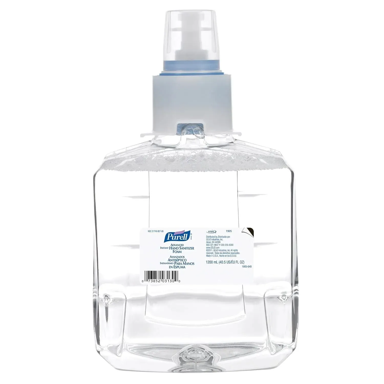 Hand Sanitizer, Foam, Purell LTX-12  Advanced,1905-02,1200ml, Case of 2