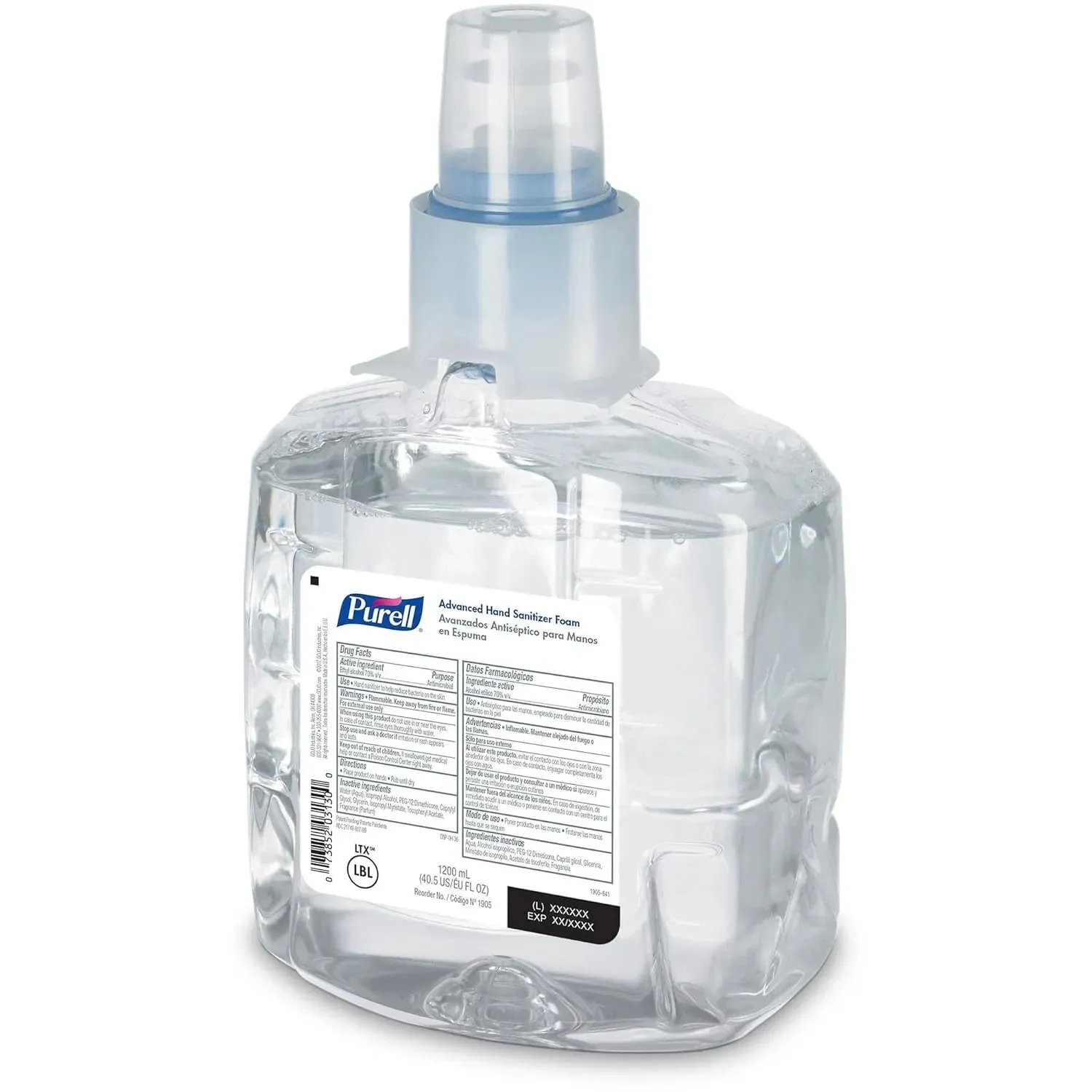 Hand Sanitizer, Foam, Purell LTX-12  Advanced,1905-02,1200ml, Case of 2