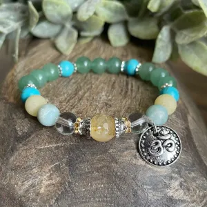 Health   Happiness Affirmation Healing Bracelet